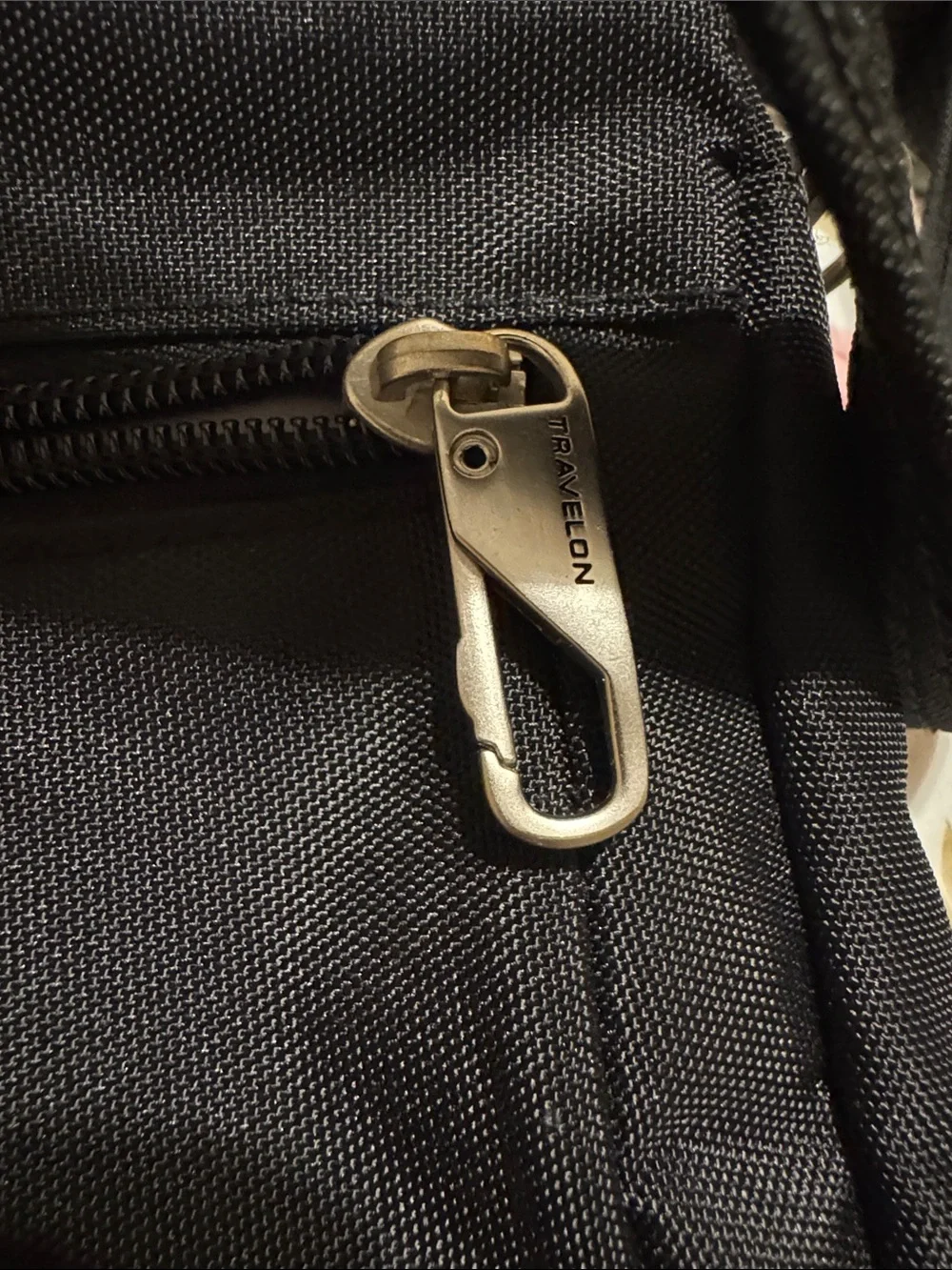 Travelon Black Lightweight Crossbody Messenger Bag